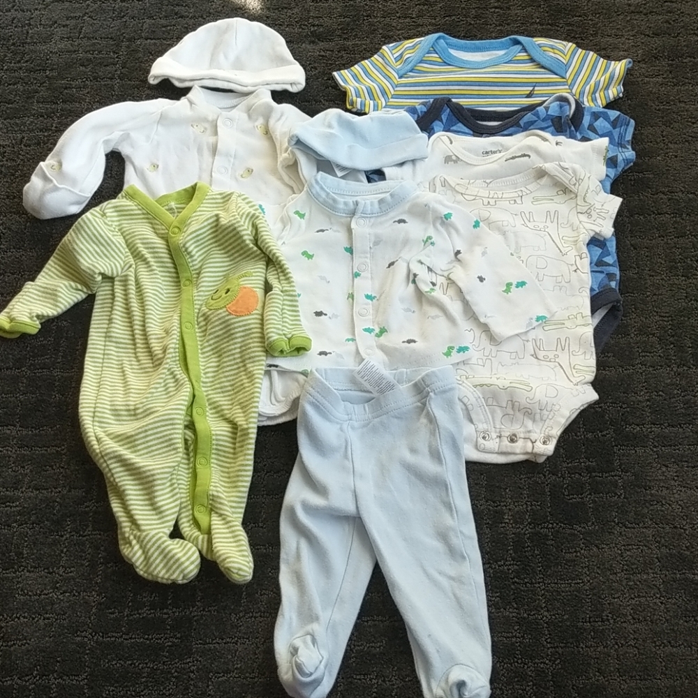 Baby clothes lot Carter's Gymboree Nautica 10 pcs.